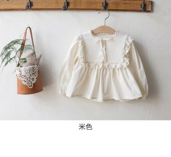 【現貨】女童韓版浪漫 長袖上衣 