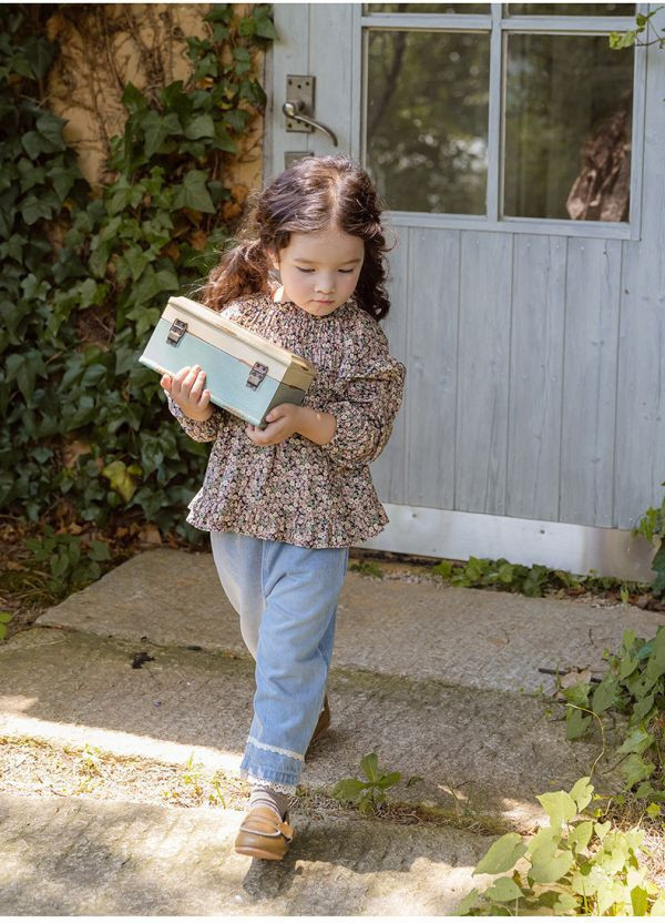 【現貨】女童蕾絲長褲 牛仔長褲 牛仔褲