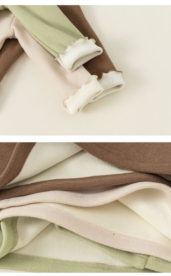 女童加絨加厚 可愛兔子刺繡 保暖長袖上衣 