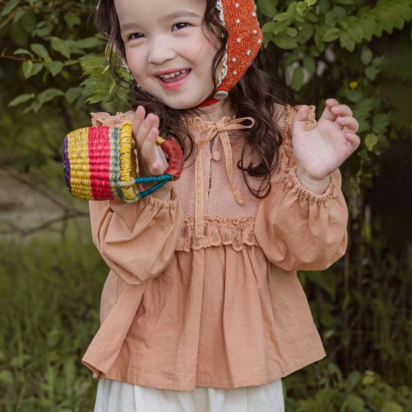 女童韓版浪漫 長袖上衣 