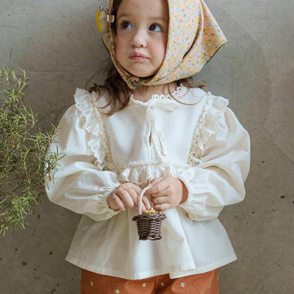 女童韓版浪漫 長袖上衣 