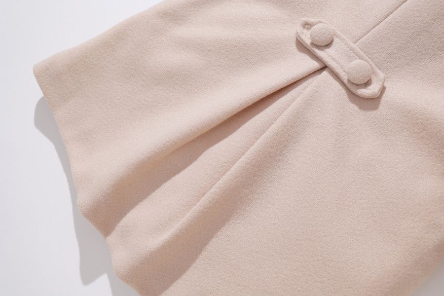 女童長版風衣外套 時尚夾克 毛呢外套 