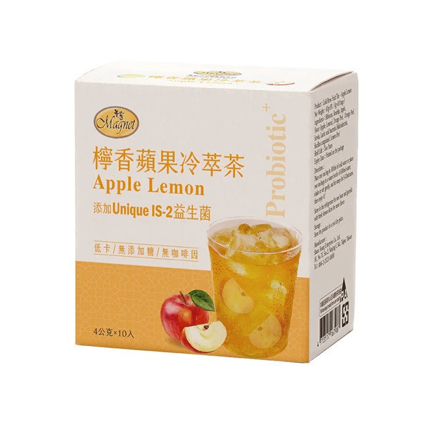 曼寧檸香蘋果冷萃茶4g*10入/盒-全素 