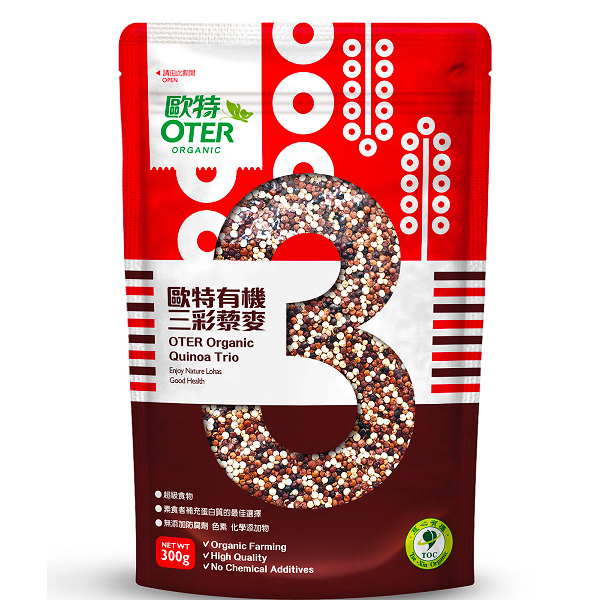 歐特有機三彩藜麥300g-全素 