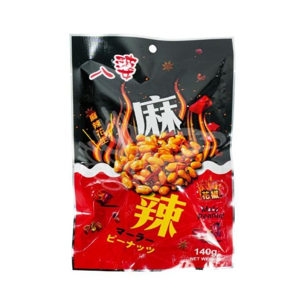 八婆麻辣花生140g-全素 