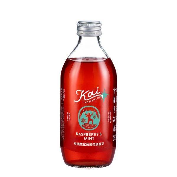 Kai康普茶(覆盆莓薄荷)330ml-全素 