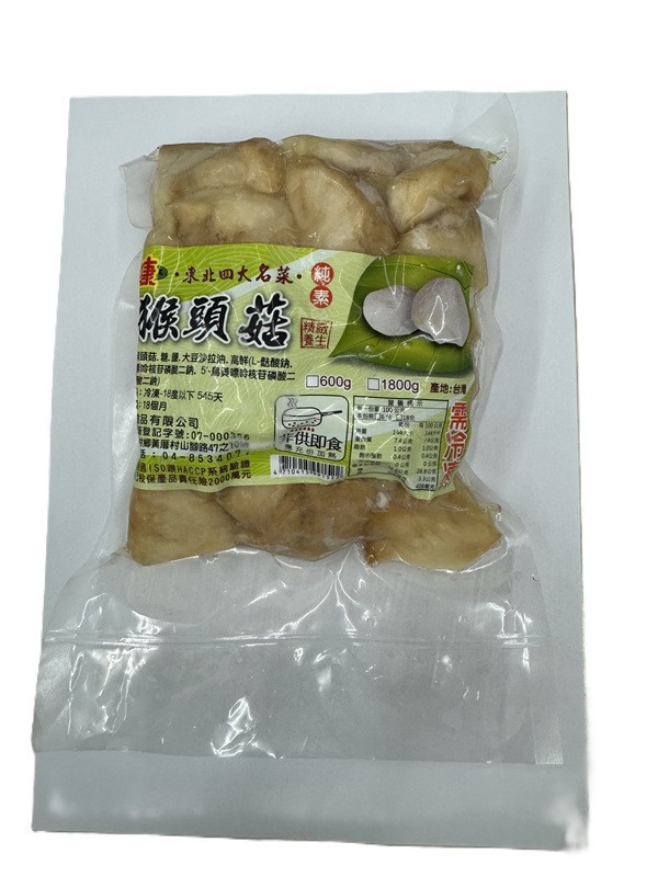 台康東北四大名菜猴頭菇600g-全素 