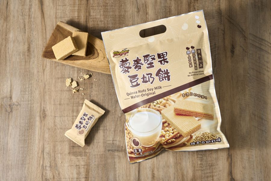 明奇藜麥堅果豆奶餅(香醇豆奶味)255g-全素 
