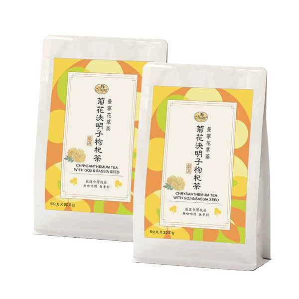 曼寧菊花決明子枸杞茶120g(6g*20入)-全素 