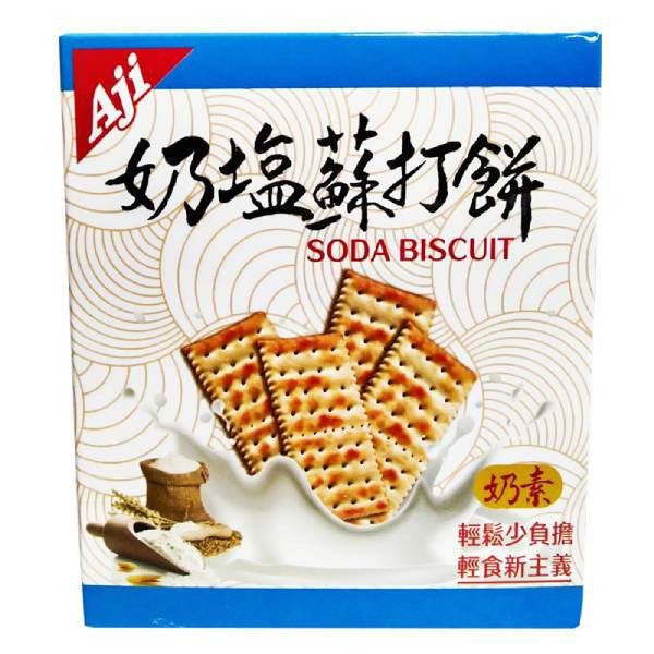 AJI奶塩蘇打餅300g(盒裝)-奶素 
