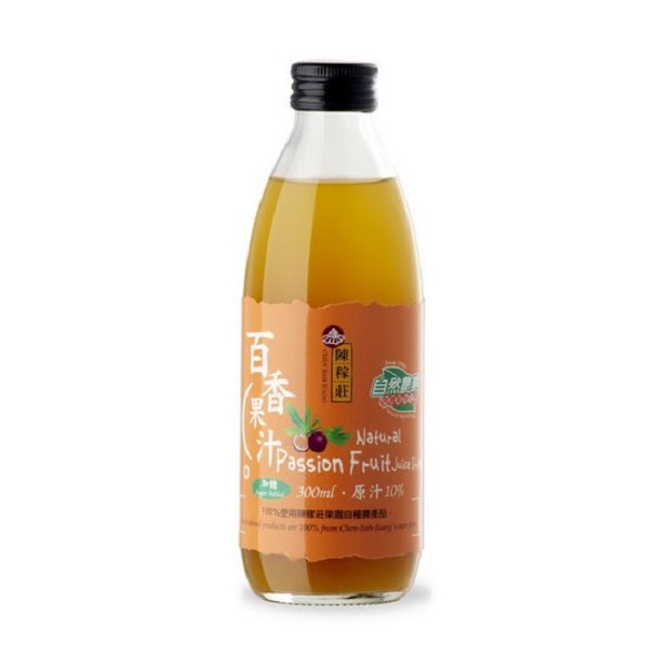 陳稼莊百香果汁（加糖）300ml-全素 