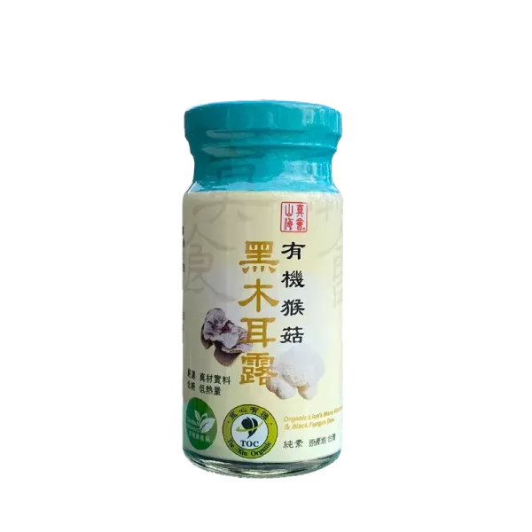 山真海會有機猴菇黑木耳露130ml-全素 