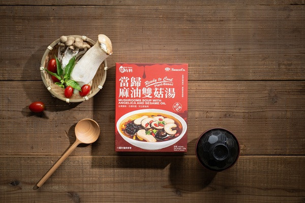 味榮當歸麻油雙菇湯530g-全素 