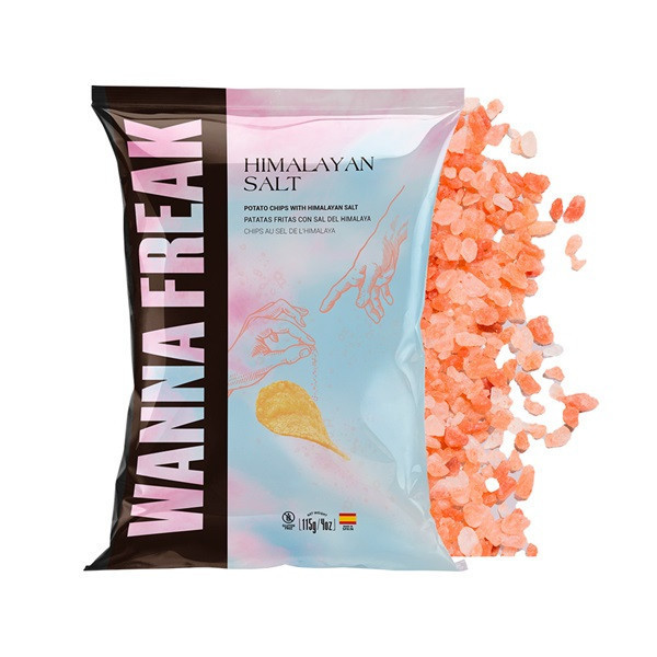 西班牙WannaFreak歐式洋芋片(喜馬拉雅紅鹽風味)115g-全素 