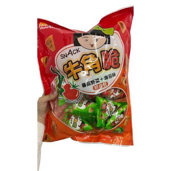 TWOTWO綜合牛角脆(海苔.蕃茄野菜)300g-全素 