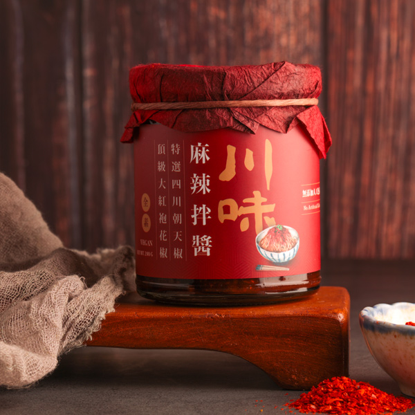 善果川味麻辣拌醬240g-全素 