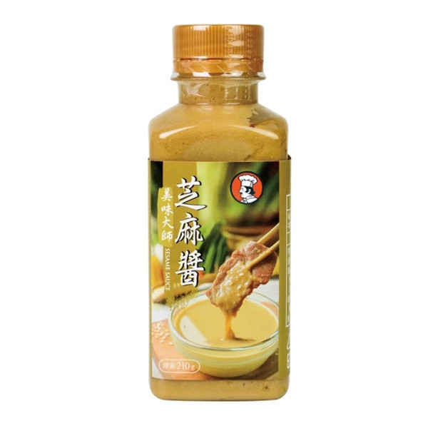 美味大師芝麻醬210g-全素 