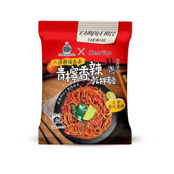 大瑪青檸香辣乾拌麵109g-全素 