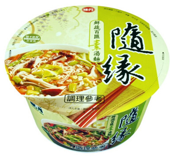 隨緣鮮蔬百匯素湯麵80g-全素 