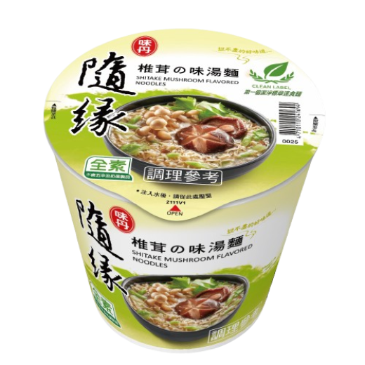隨緣椎茸の味湯麵60g-全素 