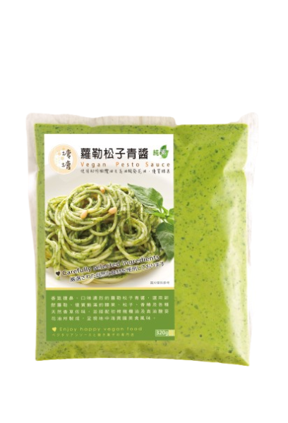 塘塘蘿勒松子青醬320g-全素 