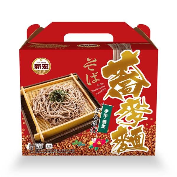 新宏蕎麥麵600g-全素 