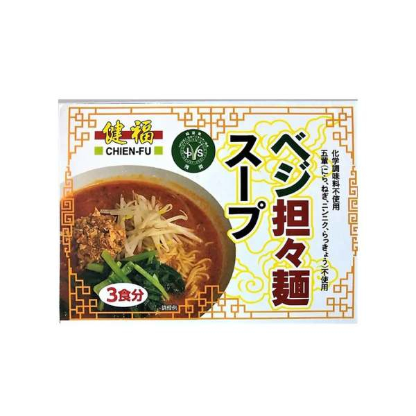 健福擔擔麵用湯料包3入/盒138g-全素 