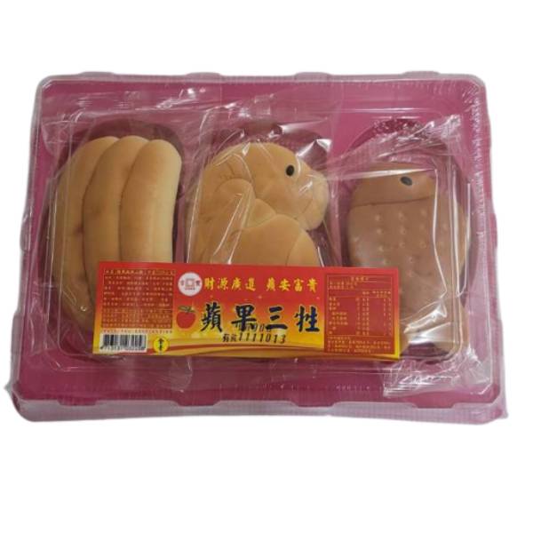 吉豐蘋果風味三牲150g-全素 