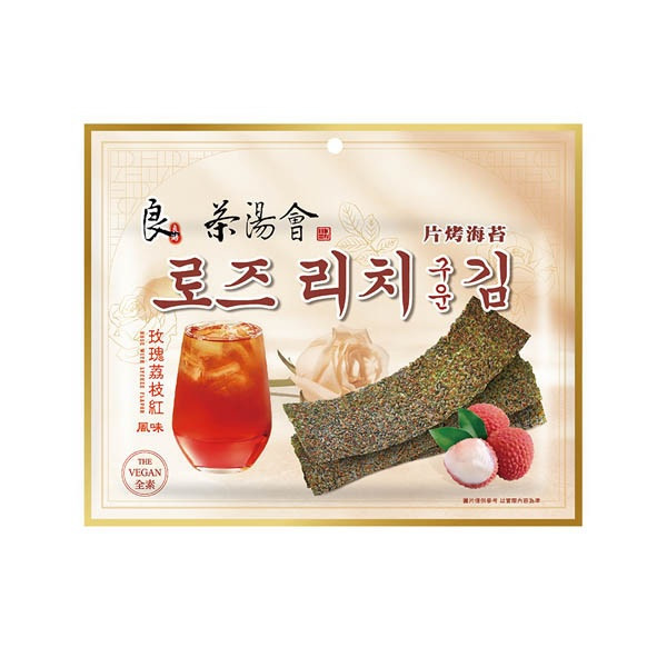 茶湯會X良澔海苔玫瑰荔枝宏風味320g-全素 
