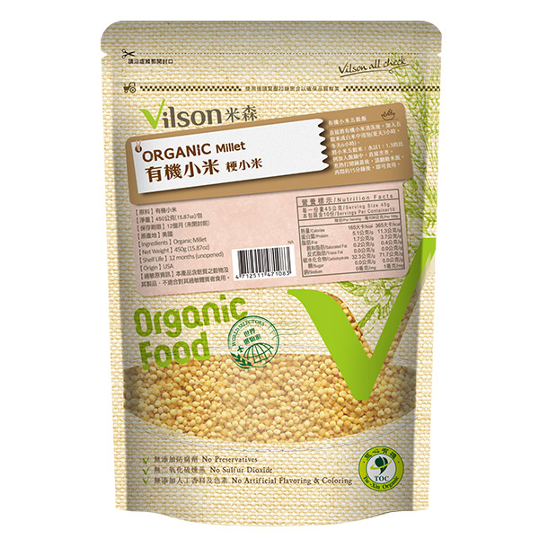 米森有機小米450G-全素 