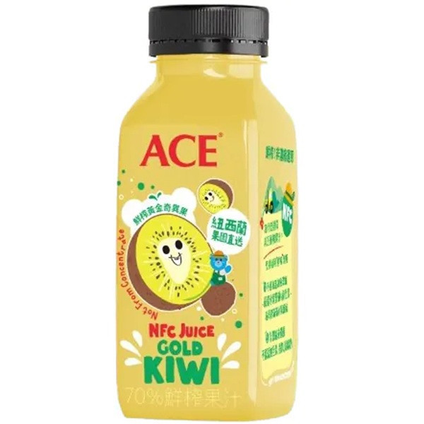 ACE鮮榨蘋果黃金奇異果汁250ml-全素 
