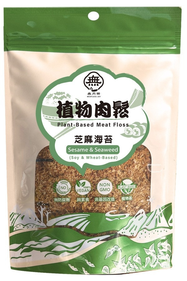 無肉樂植物肉鬆(芝麻海苔)180g-全素 