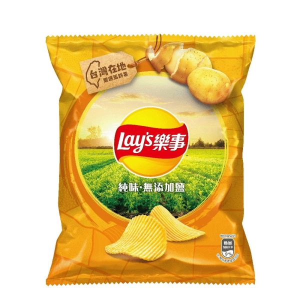 樂事波樂純味洋芋片32g-全素 