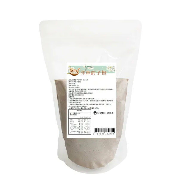 友綠生活洋車前子粉40mesh 500g-全素 