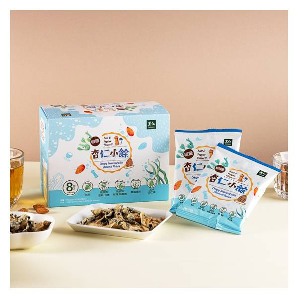 豆之家椒鹽口味杏仁小餘288g-全素 