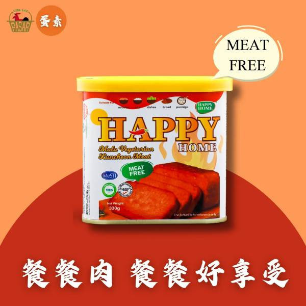 HAPPY HOME麻辣午餐肉330g-蛋素 