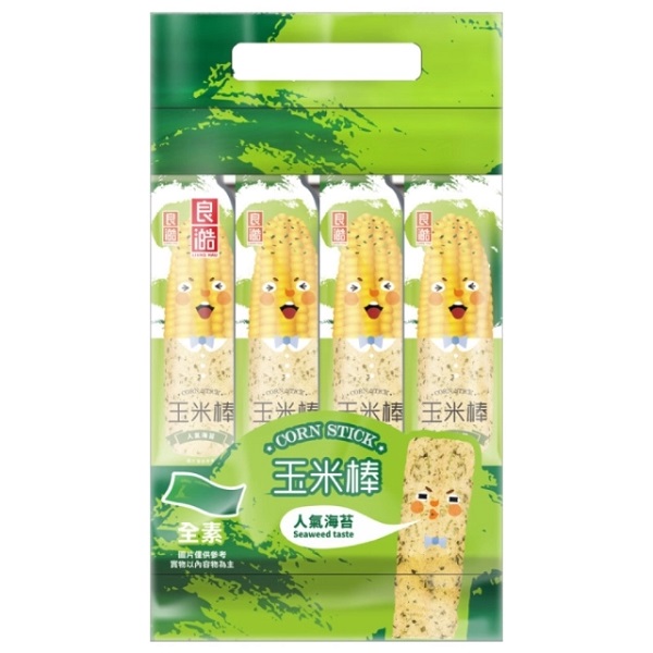 良澔玉米棒(海苔口味)105g-全素 