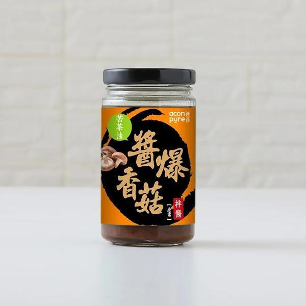 連淨苦茶油醬爆香菇拌醬210g-全素 