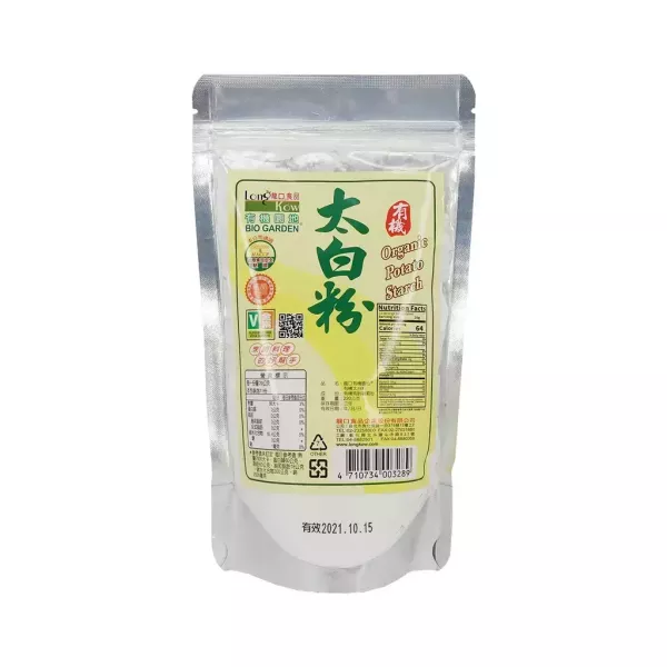 龍口有機太白粉220g-全素 