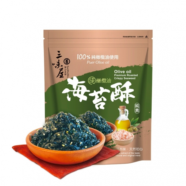三味屋100%純橄欖油海苔酥50g-全素 