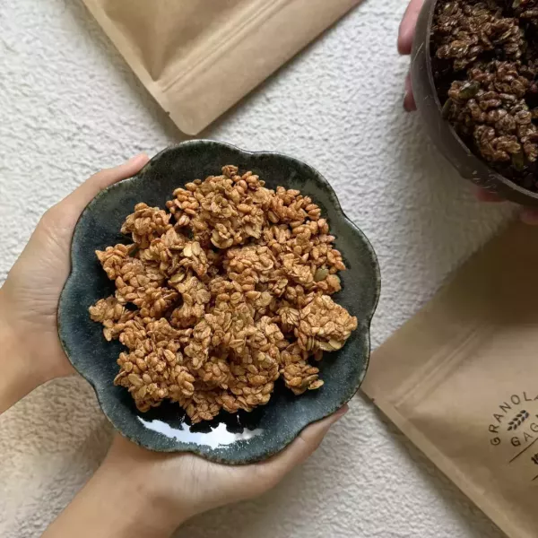 穀卡卡蛋白燕麥脆片(蘋果肉桂)150g-全素 