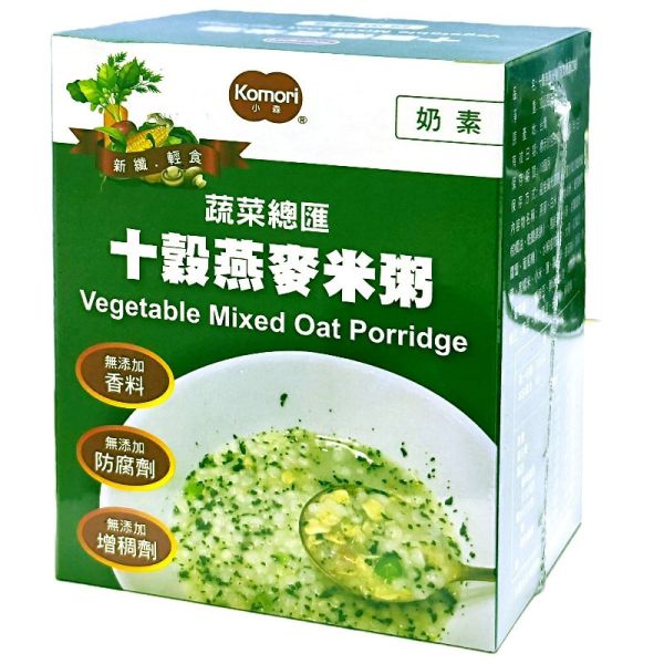 小森十穀燕麥米粥（蔬菜總匯口味）6入/盒-奶素 