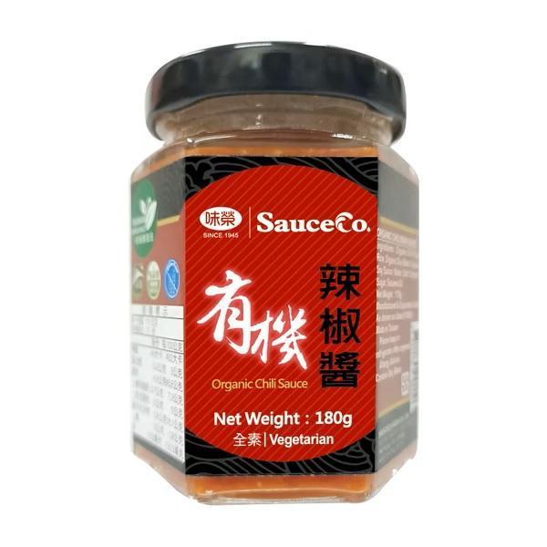 味榮有機辣椒醬180g-全素 