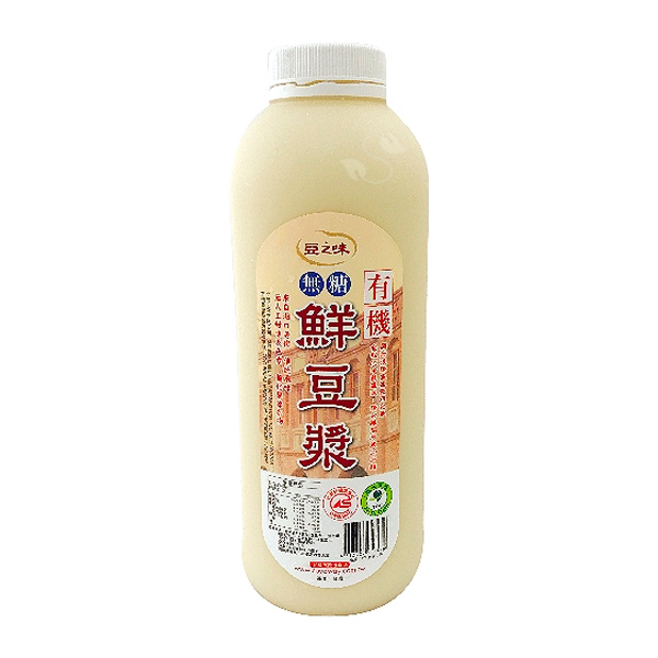 豆之味有機無糖鮮豆漿-全素 