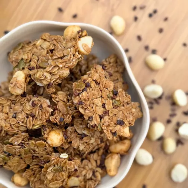 穀卡卡經典燕麥脆片(夏威夷豆可可粒)200g-全素 