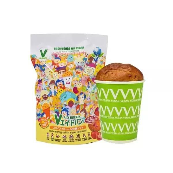 日本栃木縣防災圓麵包(咖哩番茄)100g-全素 