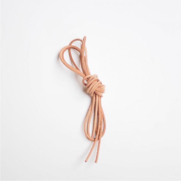 Leather Shoelaces-Natural 