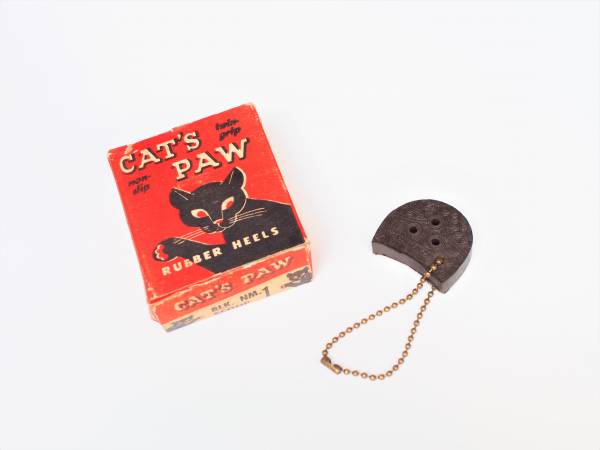 Cat'sPaw鞋底鑰匙圈-黑底三孔 