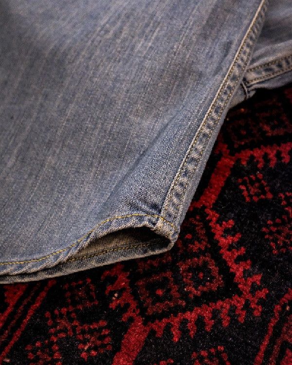 Lot.519 WESTERN SHIRTS,6oz WASHED DENIM 