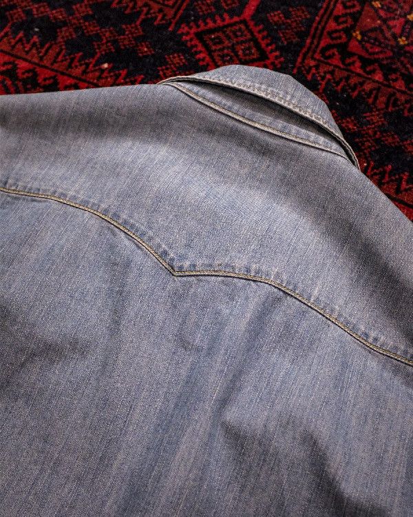 Lot.519 WESTERN SHIRTS,6oz WASHED DENIM 